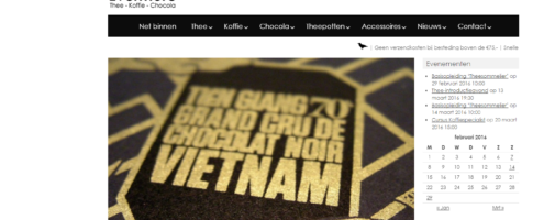 De webshop van evenmorethee.nl werd opgezet door Protagonist.